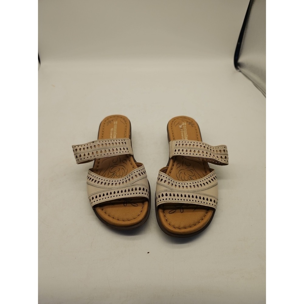 Naturalizer Beige Perforated N5 Comfort Sandals Women's Size 8.5 N